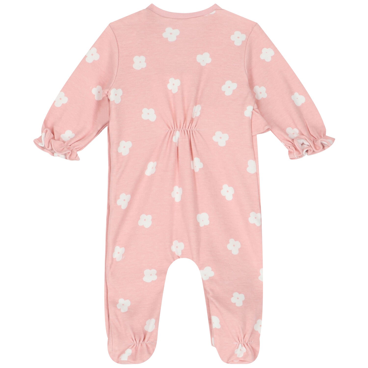 Baby Girls Pink & White Babygrows ( 2-Pack ), 2, hi-res